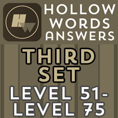 Hollow Words Answers - Third Set Answers
