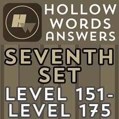 Hollow Words Answers - Seventh Set Answers